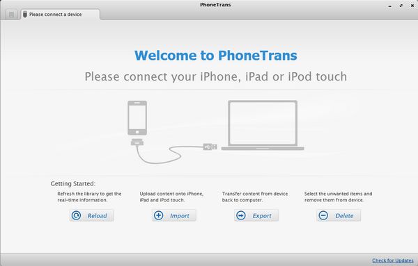 PhoneTrans, excelente herramienta alternativa a iTunes para sincronizar dispositivos iOS 1