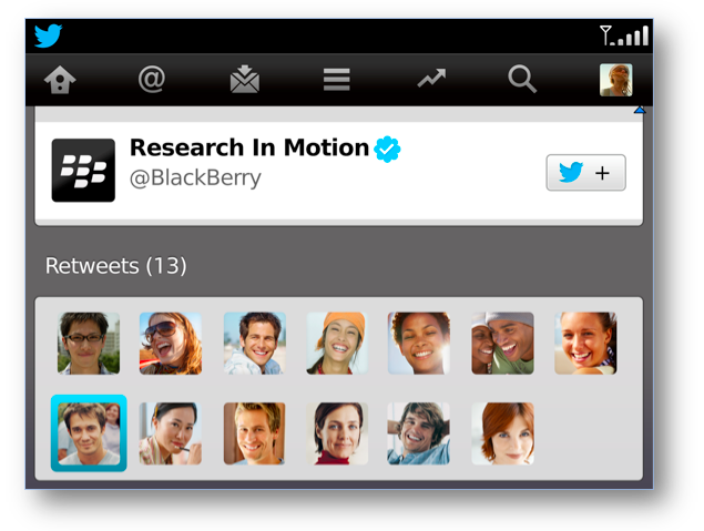 RIM lanza nueva actualización de Twitter para #Blackberry 1