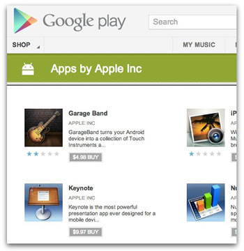 Habría aplicaciones de Apple apócrifas (y peligrosas) en el Google Play 1