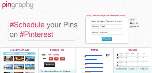 Pingraphy te ayuda a programar pins en Pinterest 1