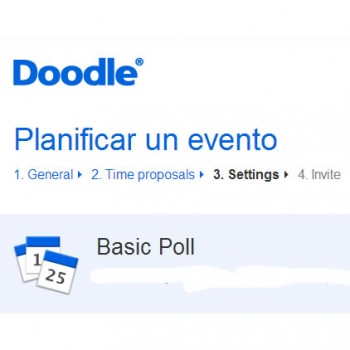 Doodle.com: Servicio que te ayuda a Planificar un evento 1