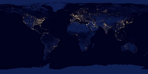 El planeta Tierra visto de noche como nunca antes #Video 1