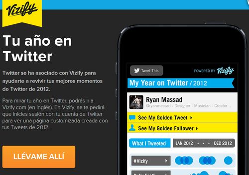 Twitter lanza página del año 2012 donde se pueden rememorar los acontecimientos más importantes y nuestra historia 2