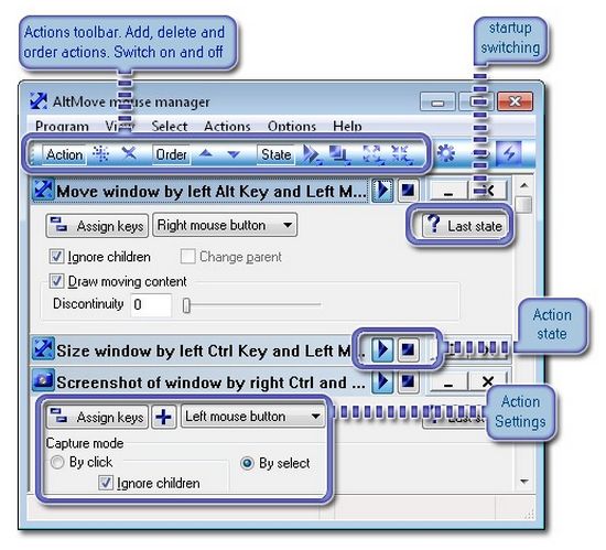AltMove, agrega más funciones al ratón en Windows