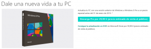 Microsoft confirma el precio de Windows 8 Pro cuando termine la oferta de 29,99€: 199,99$ 1