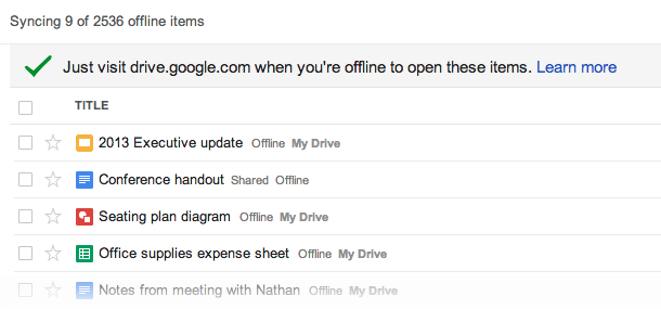google-drive-sync-offline