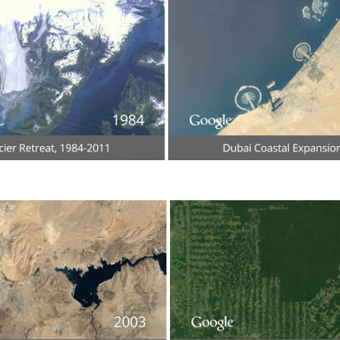 Google nos muestra los cambios ocurridos en la Tierra en 30 años