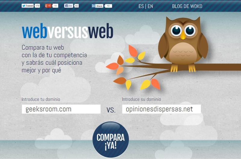 Geeks Room 003 - Webversusweb, para mejorar tu web compárala primero
