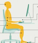 Cómo sentarse bien y cómo colocar mobiliario y ordenador para no sufrir dolores de espalda