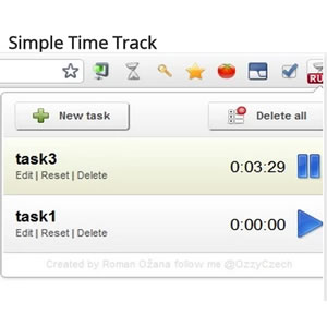 Simple Time Track: Extensión para el navegador Chrome que organiza y controla el tiempo de tus tareas