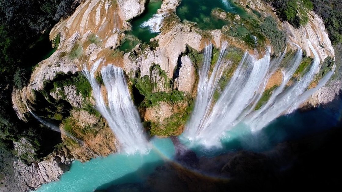 Las Cascadas de Tamul en San Luis Potosí, Mexico - Foto del usuario 'postandfly' en Dronestagram