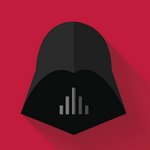 Estupendas ilustraciones minimalista de iconos de personajes de Star Wars