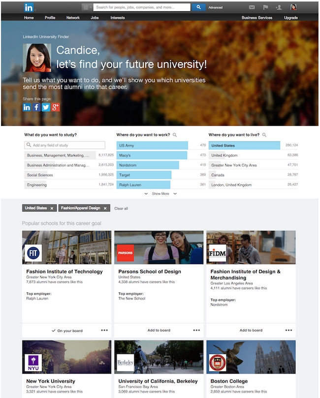 linkedin-university-finder