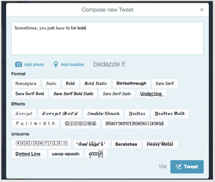 bedazzle-twitter-extension-chrome