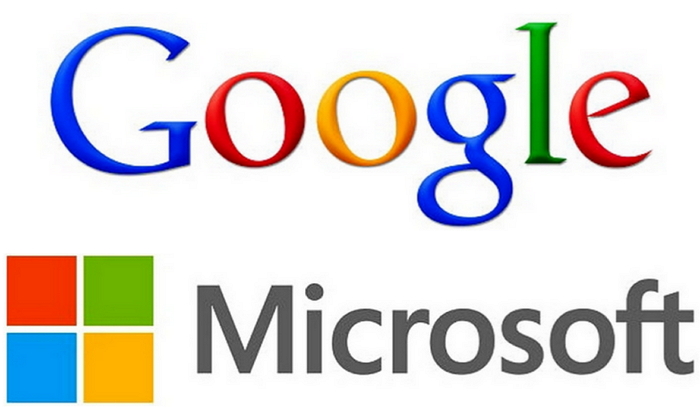 google-microsoft-logos