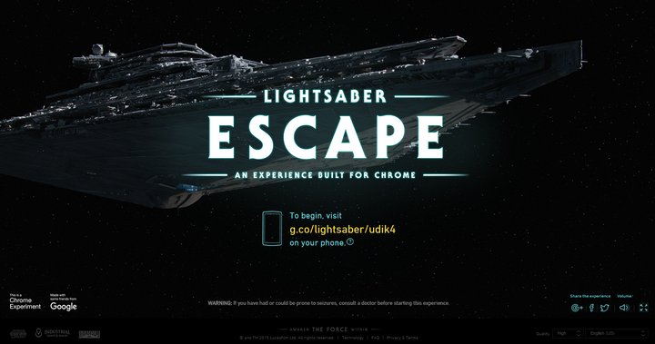 lightsaver-escape-chrome-experiment