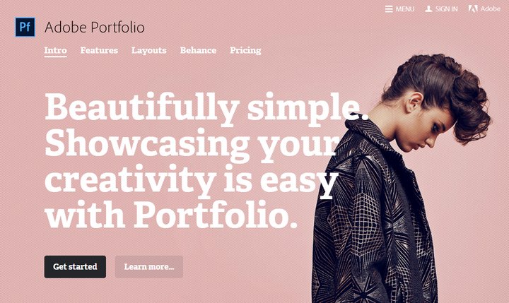 Adobe lanza Portfolio, servicio para crear y alojar un sitio web para creativos