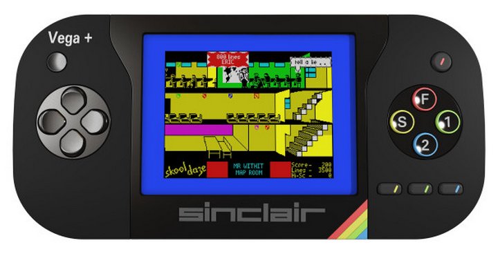 Sinclair ZX Spectrum Vega+ una nueva consola portátil con más de 1000 juegos Retro