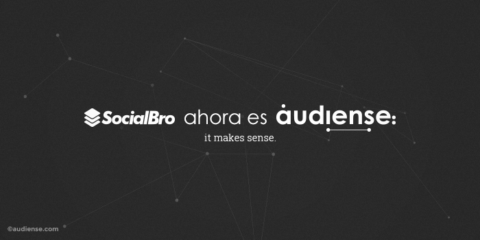 La plataforma de social marketing SocialBro cambia su marca ahora es Audiense