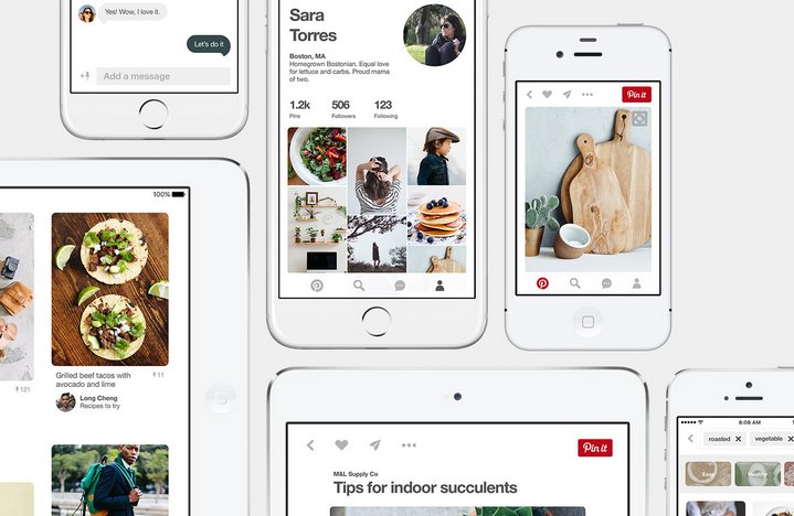 Pinterest para iOS ahora mucho más rápida y presenta un nuevo diseño más moderno