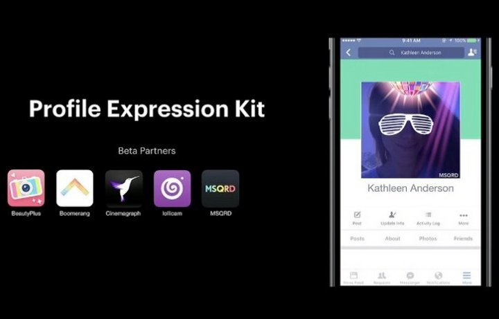 Facebook lanza el Profile Expression Kit, para crear mejores vídeo selfies para el perfil de usuario #F8