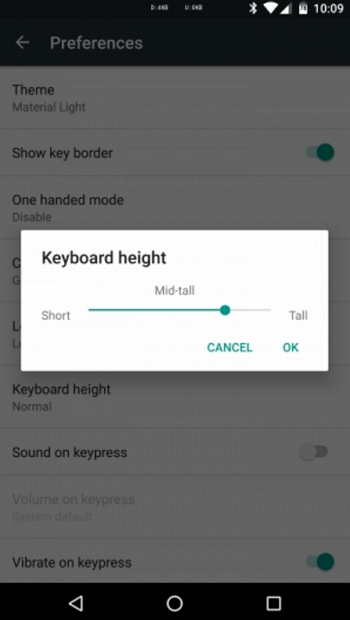 google-keyboard-android-height