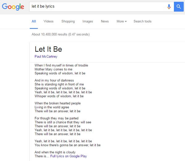 google-music-lyrics