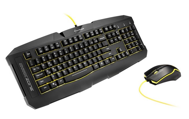 Sharkoon anuncia un nuevo combo teclado/ratón económico para gamers: Shark Zone GK15