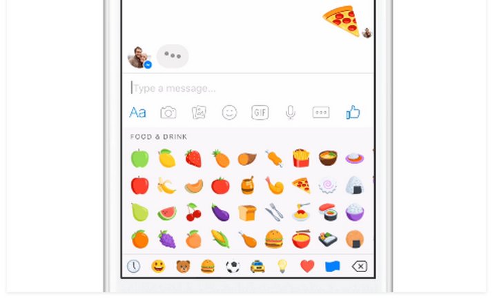 Facebook Messenger ahora permite redimensionar todos los emoji