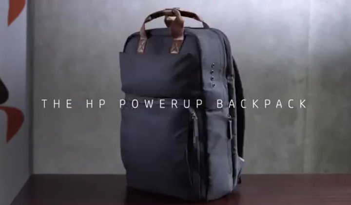 HP Powerup Backpack, mochila con batería que puede cargar laptop, tabletas y smartphones
