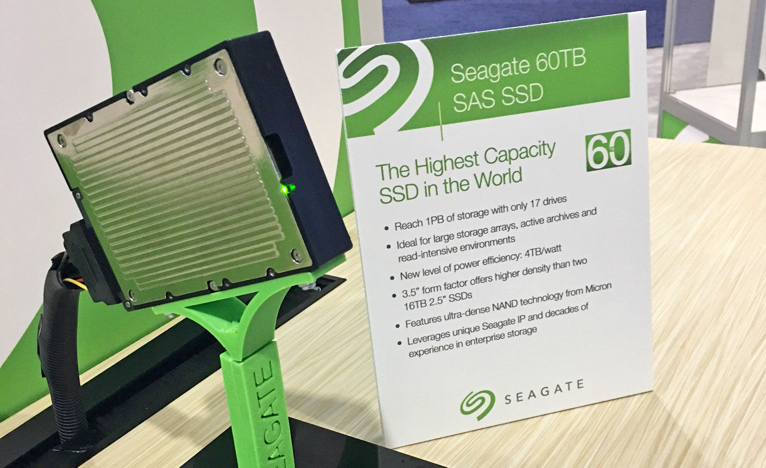 Seagate 60TB SAS SSD