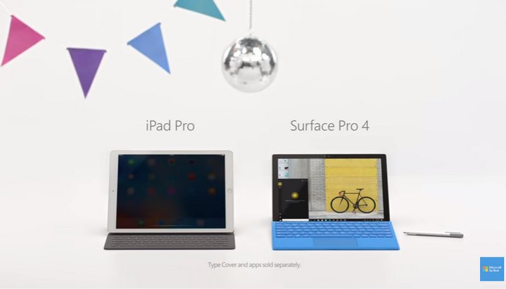 Microsoft Surface 4 - Ipad Pro