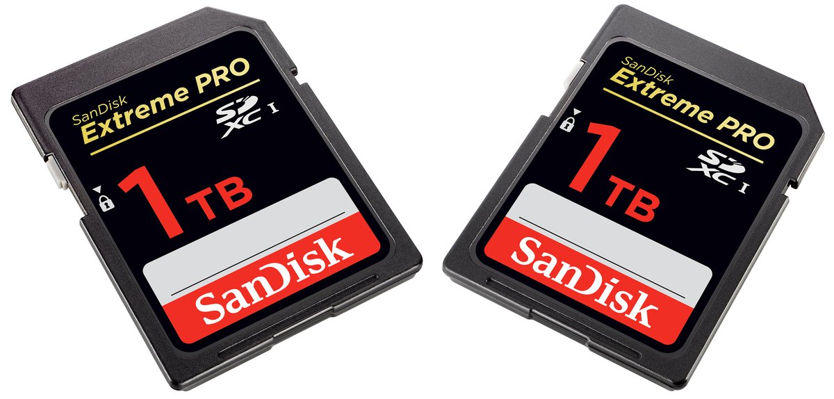 SanDisk presenta tarjeta de Memoria SD de 1 Terabyte