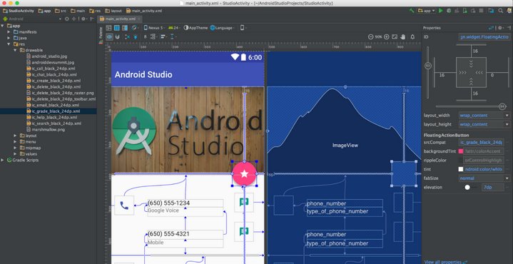 Android Studio 2.2 - Editor de Diseño