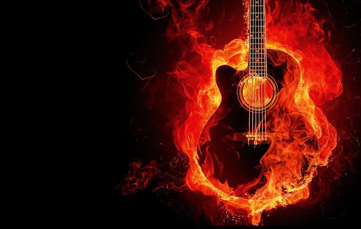 Guitarra - Fuego - AvoPix