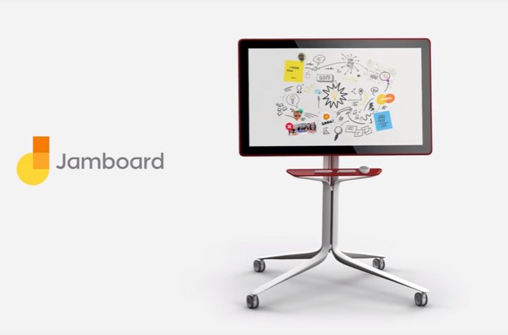Google Jamboard es una nueva pantalla 4k de 55 pulgadas para trabajar en la nube