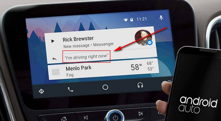 Android Auto - Facebook Messenger