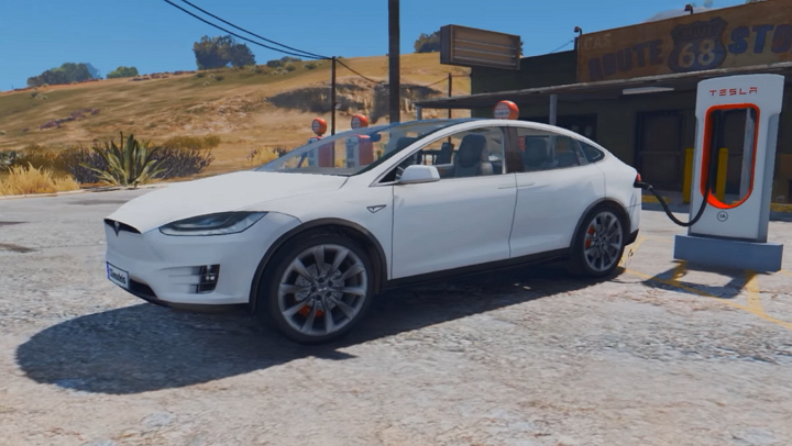 Ya se puede manejar un Tesla Modelo X en GTA V