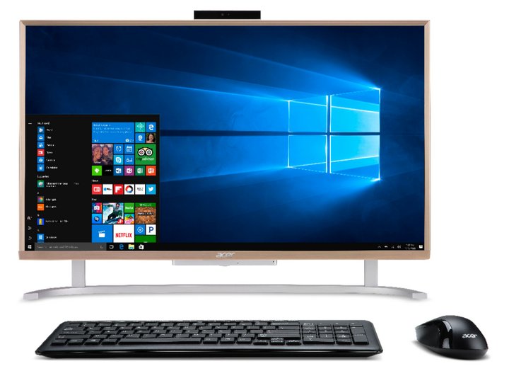 Acer  Aspire C Series, una PC todo en uno (AiO) muy elegante, económica y con Windows 10, Freedos o Linux