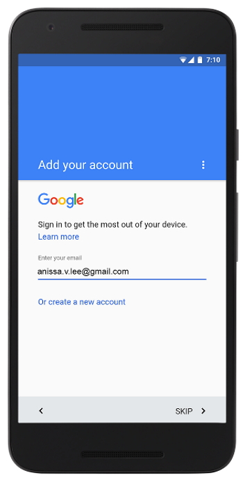 Android - Cuenta de Google