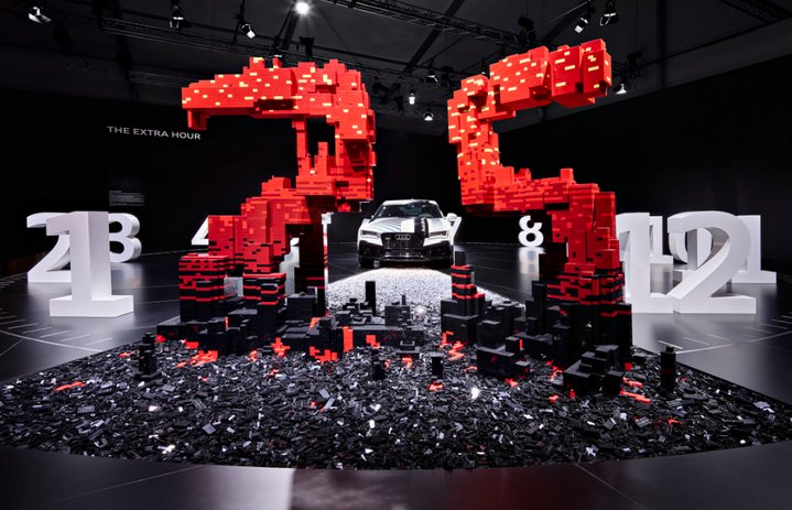 Montaje de LEGO y Audi en Miami, muestra uno de los beneficios de los vehículos autónomos