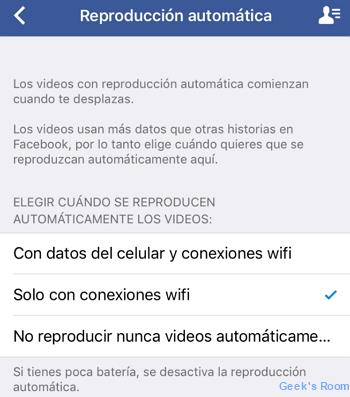 Facebook iOS - Consumo de Data