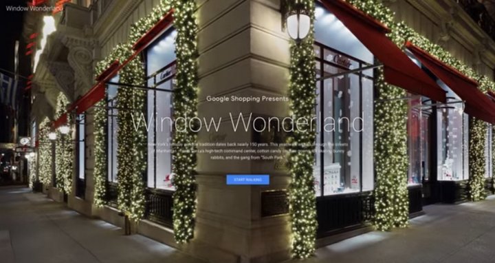 Google Window Wonderland, nuevo tour virtual en Nueva York a través de las mejores tiendas para la Navidad