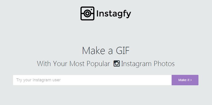 Instagfy, crea un GIF o vídeo con tus mejores imágenes del 2016 en Instagram
