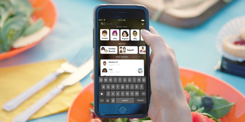 Nueva actualización de Snapchat activa el nuevo buscador universal en iOS y la beta de Android