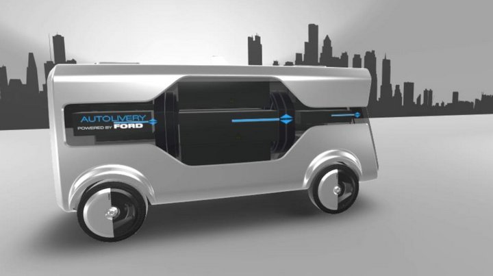 La visión de Ford de la Ciudad del Mañana: Concepto Autodelivery #MWC17