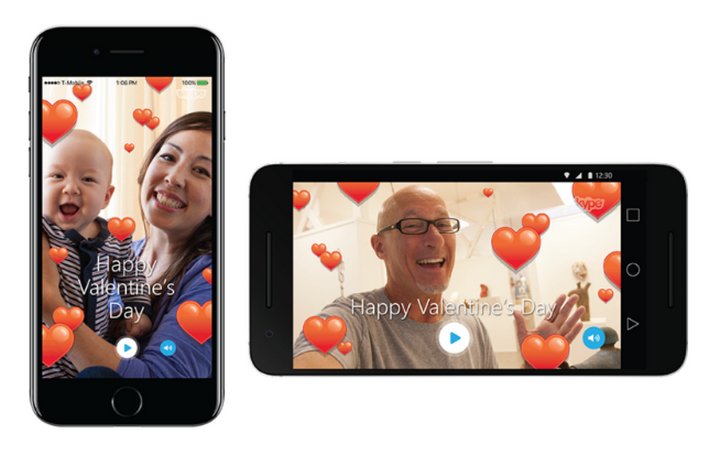 Skype se prepara para el día de los enamorados con nuevos mojis, emoticonos y tarjetas virtuales