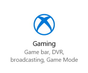 Windows 10 Insider Preview - Icono de Configuración de Juegos
