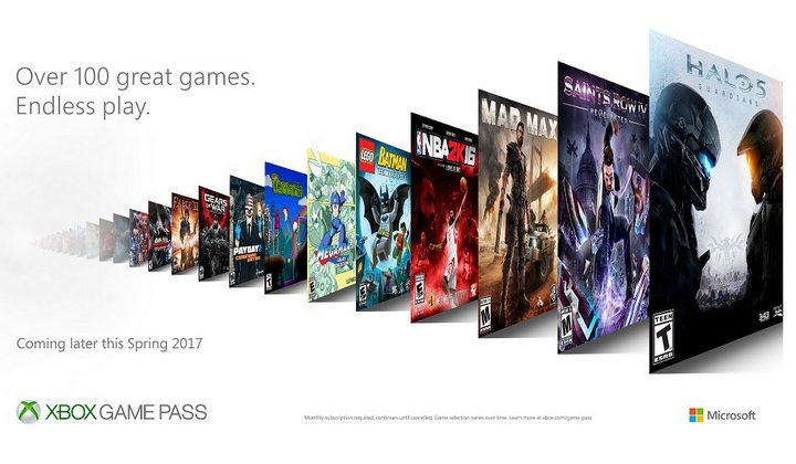 Xbox Game Pass es la nueva suscripción mensual a u$s 9,99, con acceso ilimitado a más de 100 juegos