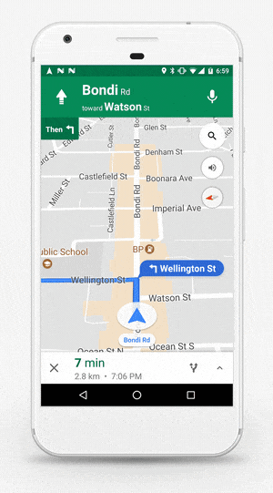 Google Maps - Compartir Ubicación y Viaje en Tiempo Real